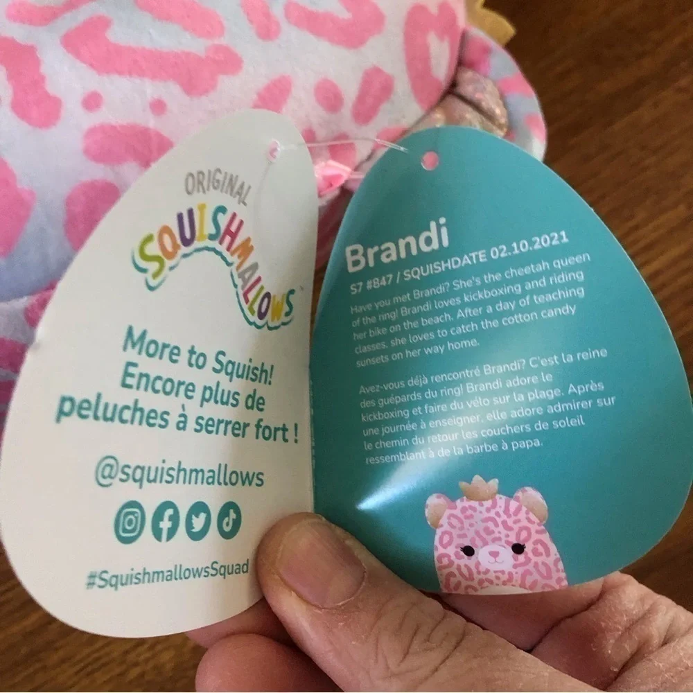 Squishmallows brandi pink
